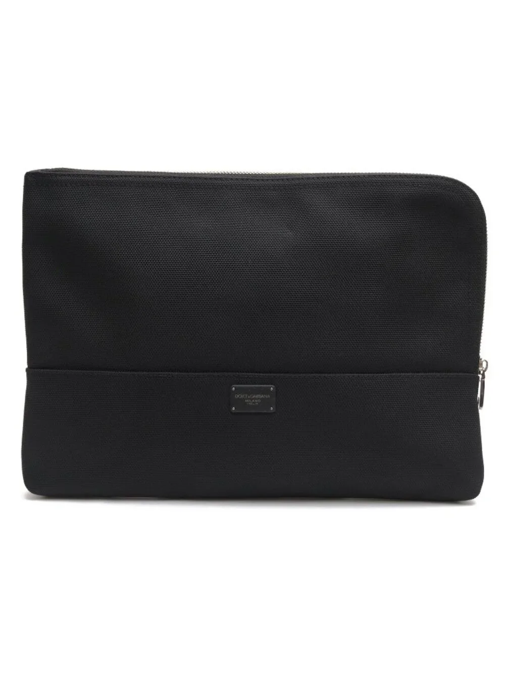 Dolce & Gabbana Clutch Cotton Canvas Black